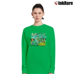 Women’s 1990s Magic Kingdom Walt Disney World Graphic Long-Sleeve Top in irish green | Sleek, Versatile, All-Season