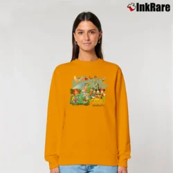 Women’s 1990s Magic Kingdom Walt Disney World Graphic Relaxed Sweatshirt in orange | Soft, Laid-Back Vibe
