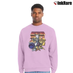 Men’s 1990s Mewtwo Pokemon Training Is Over Crewneck Sweatshirt in light pink | Cozy Fabric, Clean Style