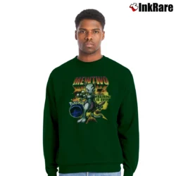 Men’s 1990s Mewtwo Pokemon Training Is Over Vintage Crewneck Sweatshirt in forest green | Cozy Fabric, Clean Style