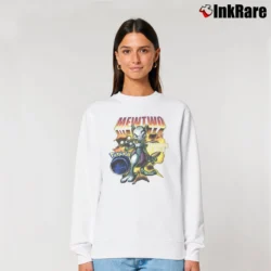 Women’s 1990s Mewtwo Pokemon Training Is Over Vintage Relaxed Sweatshirt in white | Soft, Laid-Back Vibe