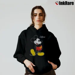 Women’s 1990s Mickey Mouse Big Logo Green Vintage Cozy Hoodie in black | Warm, Structured, Stylish