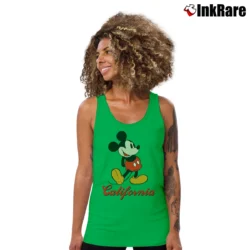 Women’s 1990s Mickey Mouse California Tank Top in irish green | Lightweight, Movement-Friendly