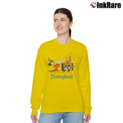 Women’s 1990s Mickey Mouse Disneyland 35th Anniversary Relaxed Sweatshirt in yellow | Soft, Laid-Back Vibe