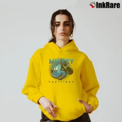 Women’s 1990s Mickey Mouse Louisiana Walt Disney Cozy Hoodie in yellow | Warm, Structured, Stylish