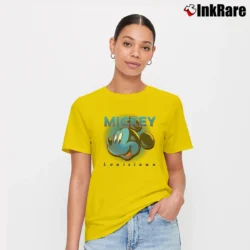 Women’s 1990s Mickey Mouse Louisiana Walt Disney Signature T-Shirt in yellow | Soft, Flattering Fit