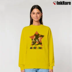 Women’s 1990s Mickey Mouse Retro Disney Relaxed Sweatshirt in yellow | Soft, Laid-Back Vibe