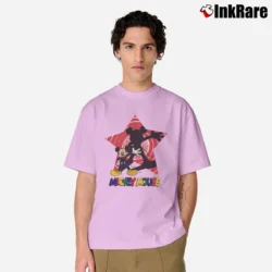 Men’s 1990s Mickey Mouse Retro Disney Classic T-Shirt in light pink | Soft, Breathable Everyday Wear