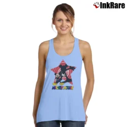 Women’s 1990s Mickey Mouse Retro Disney Tank Top in light blue | Lightweight, Movement-Friendly