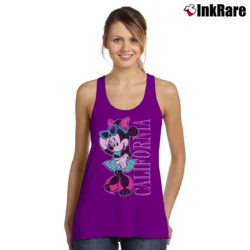 Women’s 1990s Minnie Mouse California Cartoon Tank Top in purple | Lightweight, Movement-Friendly