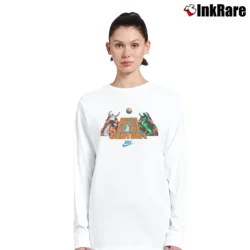 Women’s 1990s Nike Charles Barkley Godzilla Crossover Long-Sleeve Top in white | Sleek, Versatile, All-Season