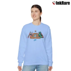 Women’s 1990s Nike Charles Barkley Godzilla Crossover Relaxed Sweatshirt in light blue | Soft, Laid-Back Vibe