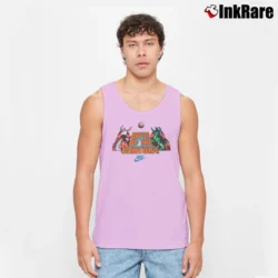 Men’s 1990s Nike Charles Barkley Godzilla Crossover Tank Top in light pink | Breathable, Active-Friendly Design