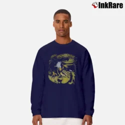 Men’s 1990s Only The Strong Survive Dragon Harley Davidson Biker Long-Sleeve Shirt in navy | Sleek, Lightweight, Year-Round Wear