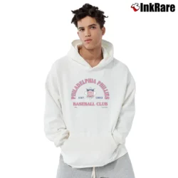 Men’s 1990s Philadelphia Phillies College Varsity Pullover Hoodie in white | Cozy, Durable, Modern Fit