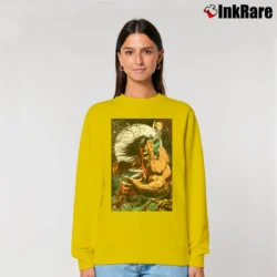 Women’s 1990s Pitt Dale Keown Marvel Comics Artist Promo Relaxed Sweatshirt in yellow | Soft, Laid-Back Vibe