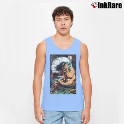 Men’s 1990s Pitt Dale Keown Marvel Comics Artist Promo Tank Top in light blue | Breathable, Active-Friendly Design