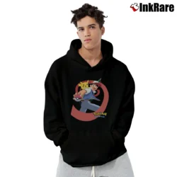Men’s 1990s Pokemon Gotta Catch Em All Cartoon Pullover Hoodie in black | Cozy, Durable, Modern Fit