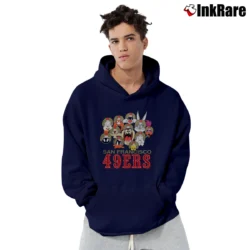 Men’s 1990s San Francisco 49ers Looney Tunes Taz Pullover Hoodie in navy | Cozy, Durable, Modern Fit