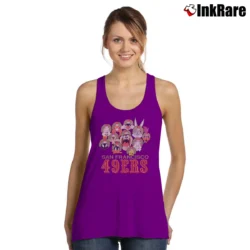 Women’s 1990s San Francisco 49ers Looney Tunes Taz Tank Top in purple | Lightweight, Movement-Friendly
