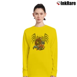 Women’s 1990s Spiderman Carnage Venom Stan Lee Marvel Long-Sleeve Top in yellow | Sleek, Versatile, All-Season