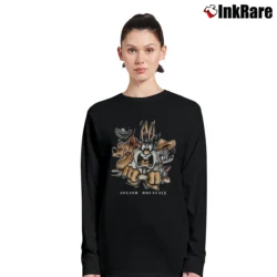 Women’s 1990s Splash Mountain Disneyland Mickey Mouse Long-Sleeve Top in black | Sleek, Versatile, All-Season