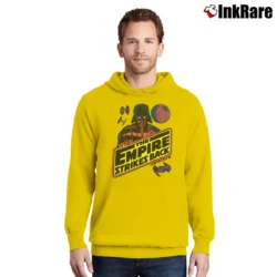 Men’s 1990s Star Wars The Empire Strikes Back Pullover Hoodie in yellow | Cozy, Durable, Modern Fit