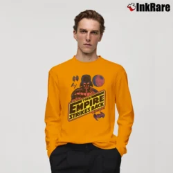 Men’s 1990s Star Wars The Empire Strikes Back Long-Sleeve Shirt in orange | Sleek, Lightweight, Year-Round Wear