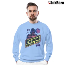 Men’s 1990s Star Wars The Empire Strikes Back Crewneck Sweatshirt in light blue | Cozy Fabric, Clean Style