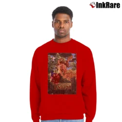 Men’s 1990s Tarzan Movie Promo Disney Crewneck Sweatshirt in red | Cozy Fabric, Clean Style