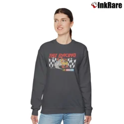 Women’s 1990s Taz Looney Tunes Nascar Racing Relaxed Sweatshirt in charcoal | Soft, Laid-Back Vibe