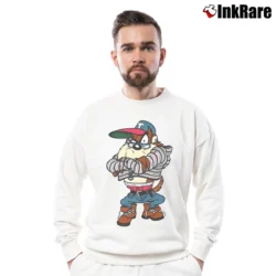 Men’s 1990s Taz Space Jam Cartoon Looney Tunes Crewneck Sweatshirt in white | Cozy Fabric, Clean Style