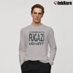 Men’s 1990s This Is Not A Fugazi Long-Sleeve Shirt in sport grey | Sleek, Lightweight, Year-Round Wear