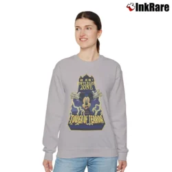 Women’s 1990s Tower Of Terror I Survived Mickey Mouse Relaxed Sweatshirt in sport grey | Soft, Laid-Back Vibe