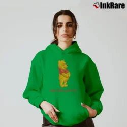 Women’s 1990s Winnie The Pooh Disney World Cozy Hoodie in irish green | Warm, Structured, Stylish