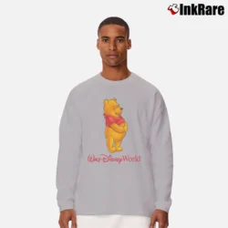 Men’s 1990s Winnie The Pooh Disney World Long-Sleeve Shirt in sport grey | Sleek, Lightweight, Year-Round Wear