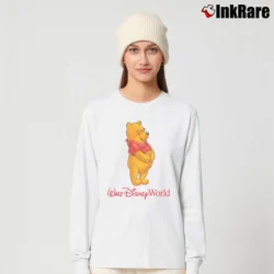 Women’s 1990s Winnie The Pooh Disney World Long-Sleeve Top in white | Sleek, Versatile, All-Season