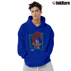 Men’s 1990s Woody Woodpecker Marvel Dc Cartoon Movie Pullover Hoodie in royal blue | Cozy, Durable, Modern Fit