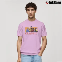 Men’s 1990s X - men Marvel Comics Classic Team Classic T-Shirt in light pink | Soft, Breathable Everyday Wear