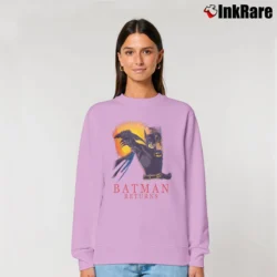 Women’s 1991 Batman Returns Movie Graphic Relaxed Sweatshirt in light pink | Soft, Laid-Back Vibe