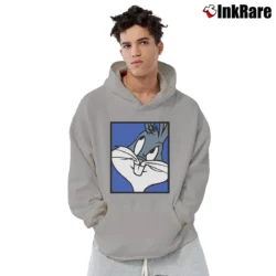 Men’s 1991 Bugs Bunny Looney Tunes Pullover Hoodie in sport grey | Cozy, Durable, Modern Fit