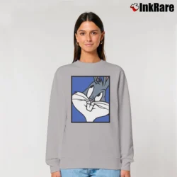 Women’s 1991 Bugs Bunny Looney Tunes Relaxed Sweatshirt in sport grey | Soft, Laid-Back Vibe