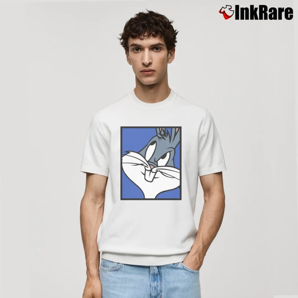 Men’s 1991 Bugs Bunny Looney Tunes Classic T-Shirt in white | Soft, Breathable Everyday Wear