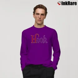 Men’s 1991 Hook Film Robin Williams Long-Sleeve Shirt in purple | Sleek, Lightweight, Year-Round Wear
