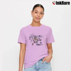 Women’s 1991 NFL Dallas Cowboys Tazmanian Devil Looney Tunes Graphic Signature T-Shirt in light pink | Soft, Flattering Fit