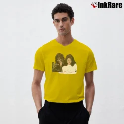 Men’s 1991 The Judds Country Tour V-Neck Tee in yellow | Sharp, Breathable, Everyday Staple