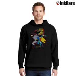 Men’s 1992 Batman And Robin DC Comics Pullover Hoodie in black | Cozy, Durable, Modern Fit