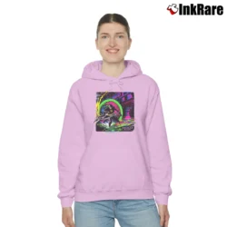 Women’s 1992 Batman Returns Comic Movie Graphic Cozy Hoodie in light pink | Warm, Structured, Stylish