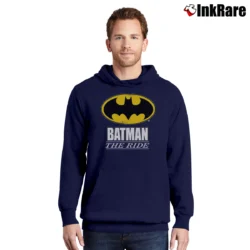 Men’s 1992 Batman The Ride Pullover Hoodie in navy | Cozy, Durable, Modern Fit