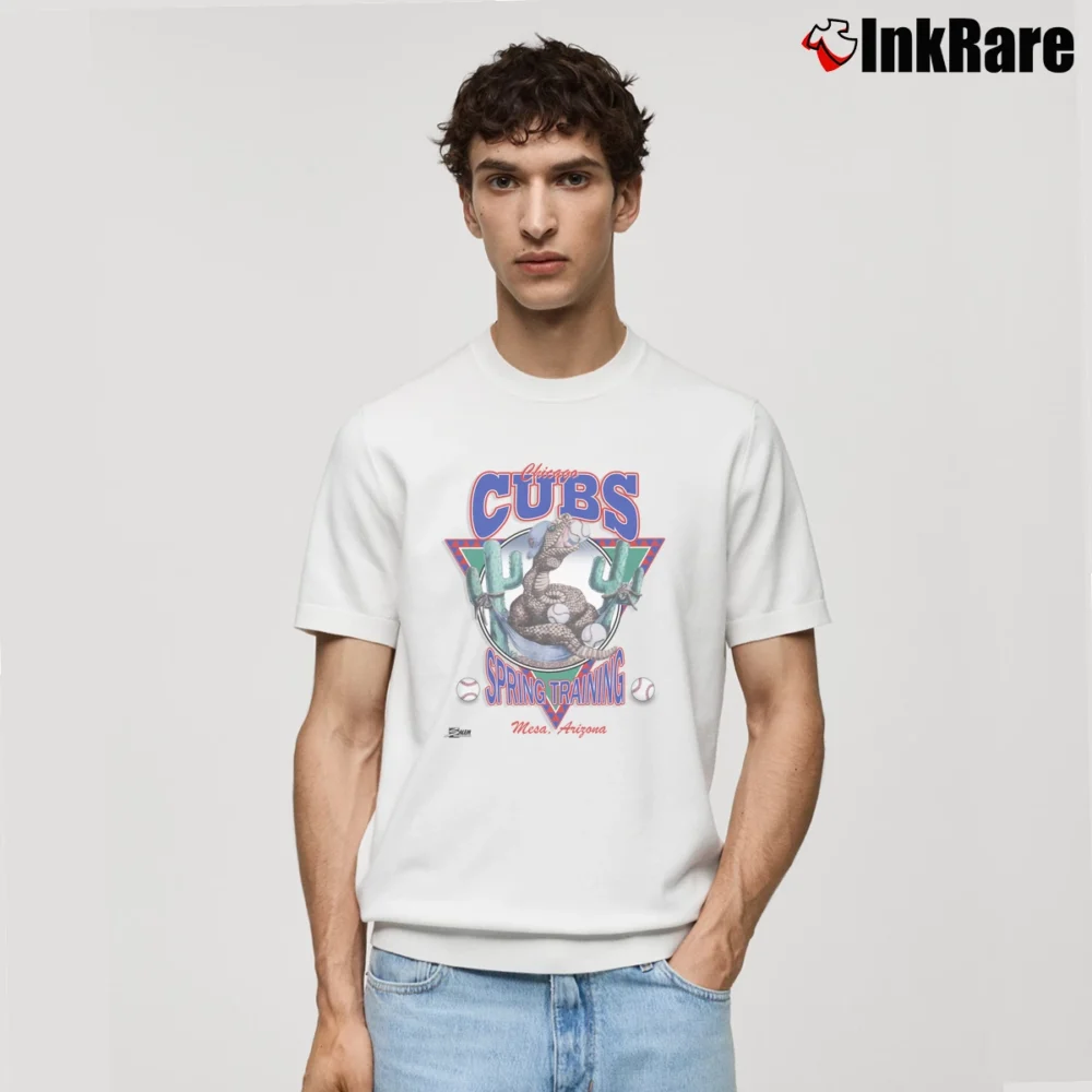 Men’s 1992 Chicago Cubs Spring Training Mesa Arizona Graphic Classic T-Shirt in white | Soft, Breathable Everyday Wear
